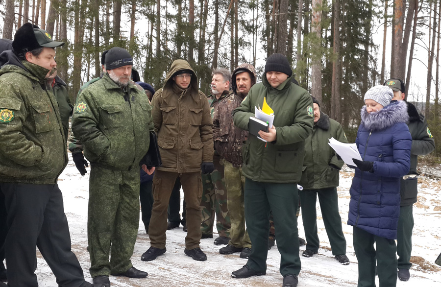 Семинар на территории Березинского лесничества