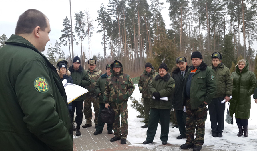 Семинар лесопатолога в ГЛХУ Березинский лесхоз