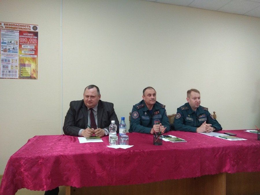 МЧС в Березинком лесхозе