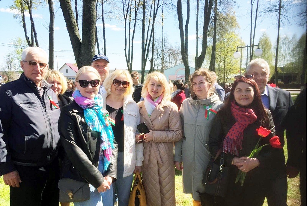 Делегация Березинского лесхоза